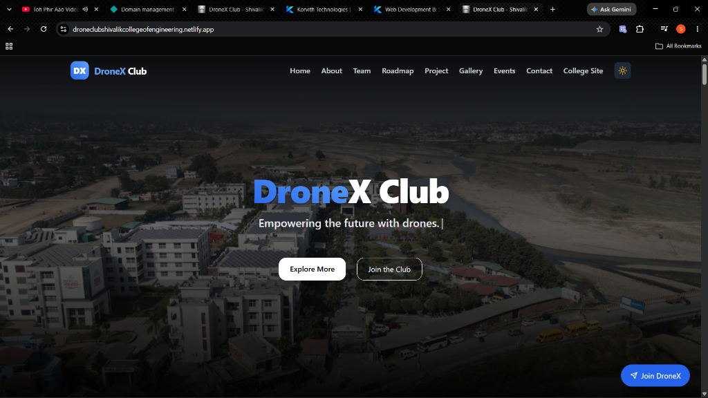 DroneX - Drone Club & Hardware Platform - Korvith Case Study